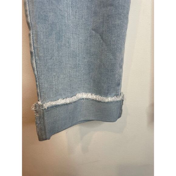 Jen7 Womens Denim High Rise Cropped Skinny Jeans Light Wash Pockets Size 20 Blue - Picture 3 of 8
